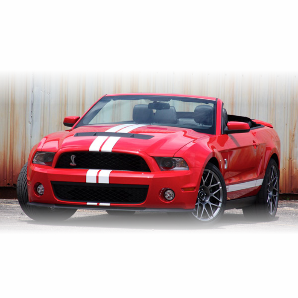 Limited Edition Style Dual 4" Slim Mustang Rally Stripes Narrow Factory Style Design