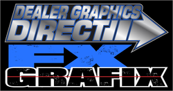Dealer Graphics Direct FX Grafix Brand After Market Automotive Stripes and Graphics Dealer Approved