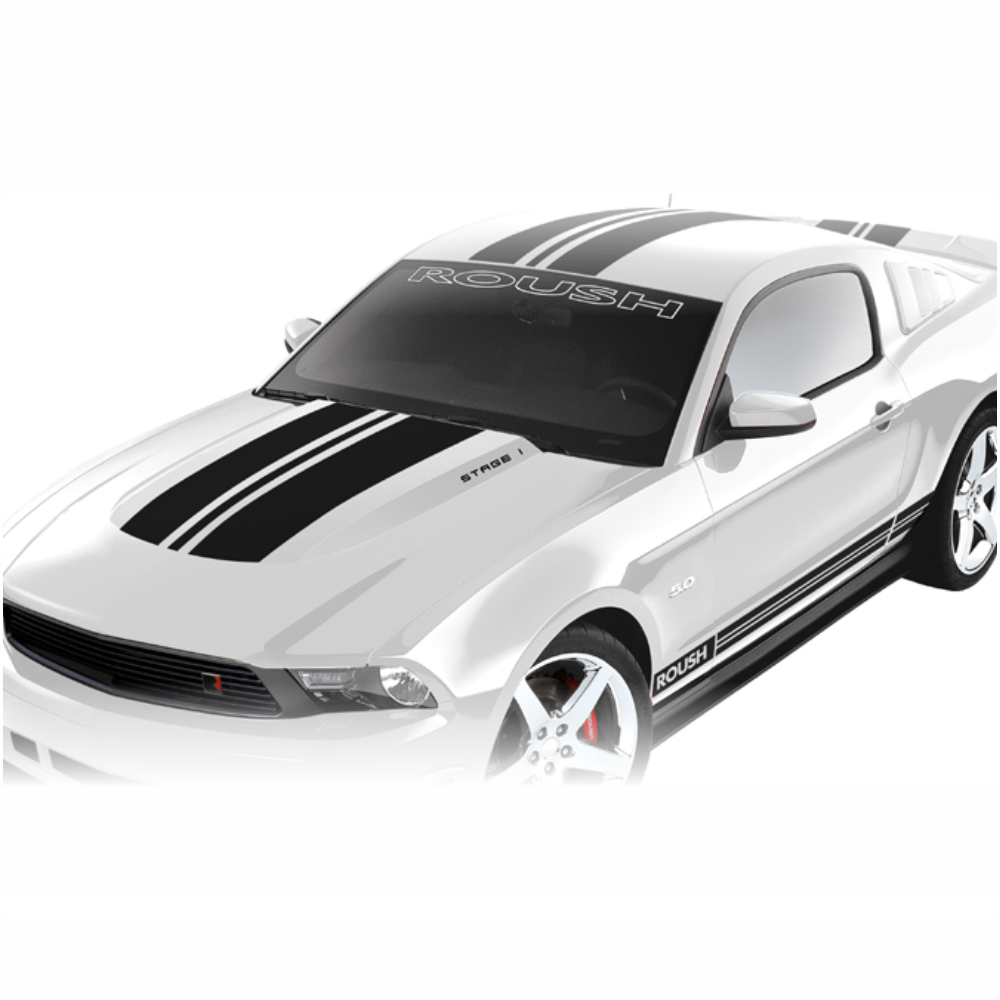 Mustang Roush Stage 1 Stripes 2010 - 2012 OEM Restoration After Market Replacement Stripes