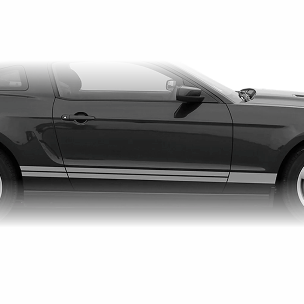 OEM Style Aftermarket Replacement Thunder Rocker Stripes GT500 Ford Mustang