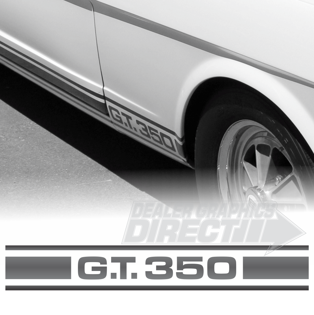 VINTAGE FORD MUSTANG 1965 - 1968 GT-347 GT-350 AFTERMARKET RESTORATION RALLY ROCKERS RETRO