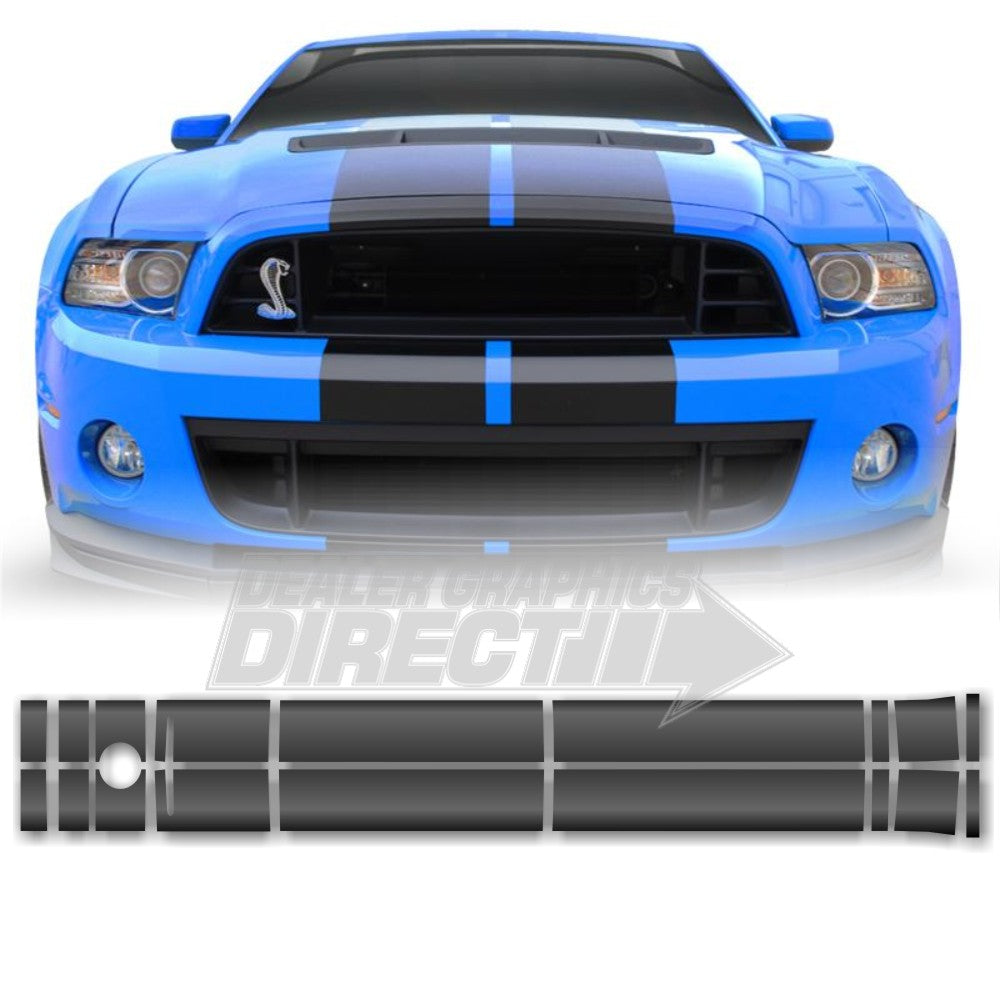 2013 -2014 FORD MUSTANG DUAL 10" FACTORY SHELBY STYLE RACING STRIPES
