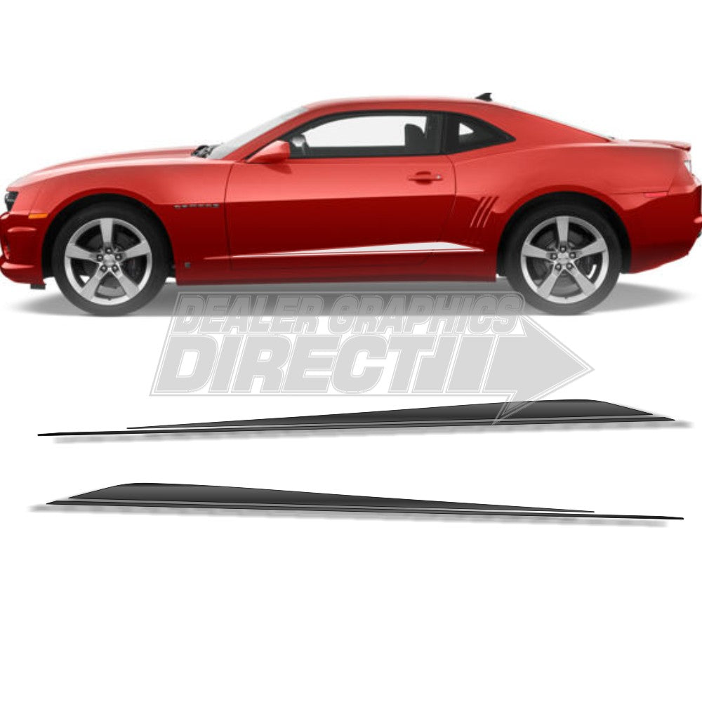 Chevy Camaro Door Rocker Insert with Pin Stripe