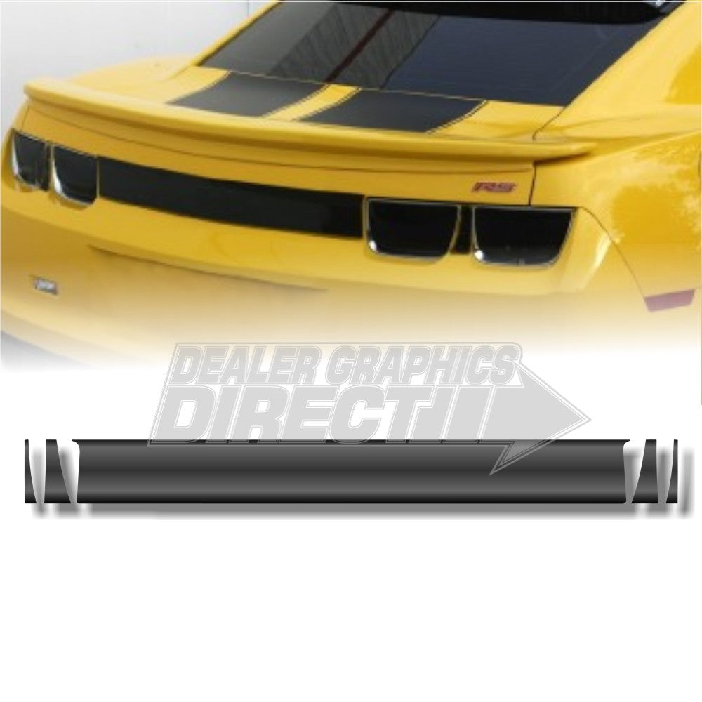 Camaro Rear Trunk Block Out Decal Facia After Market Solid Insert