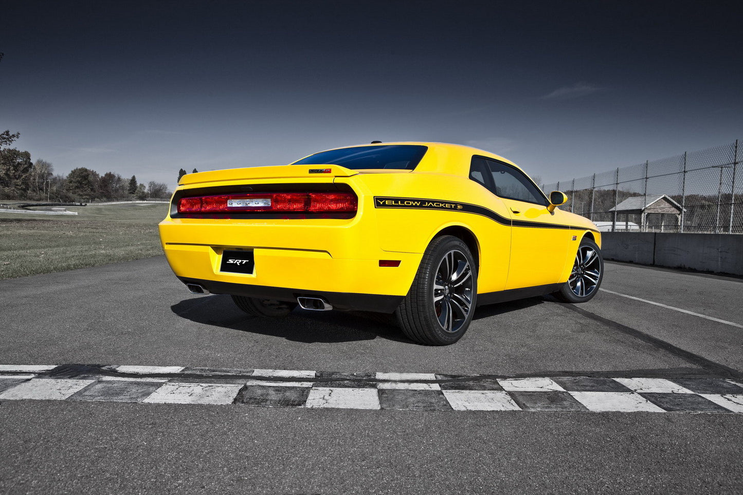 Dodge Challenger Yellow Jacket Stripes After Market Replacement NOS Dealer Graphics Direct