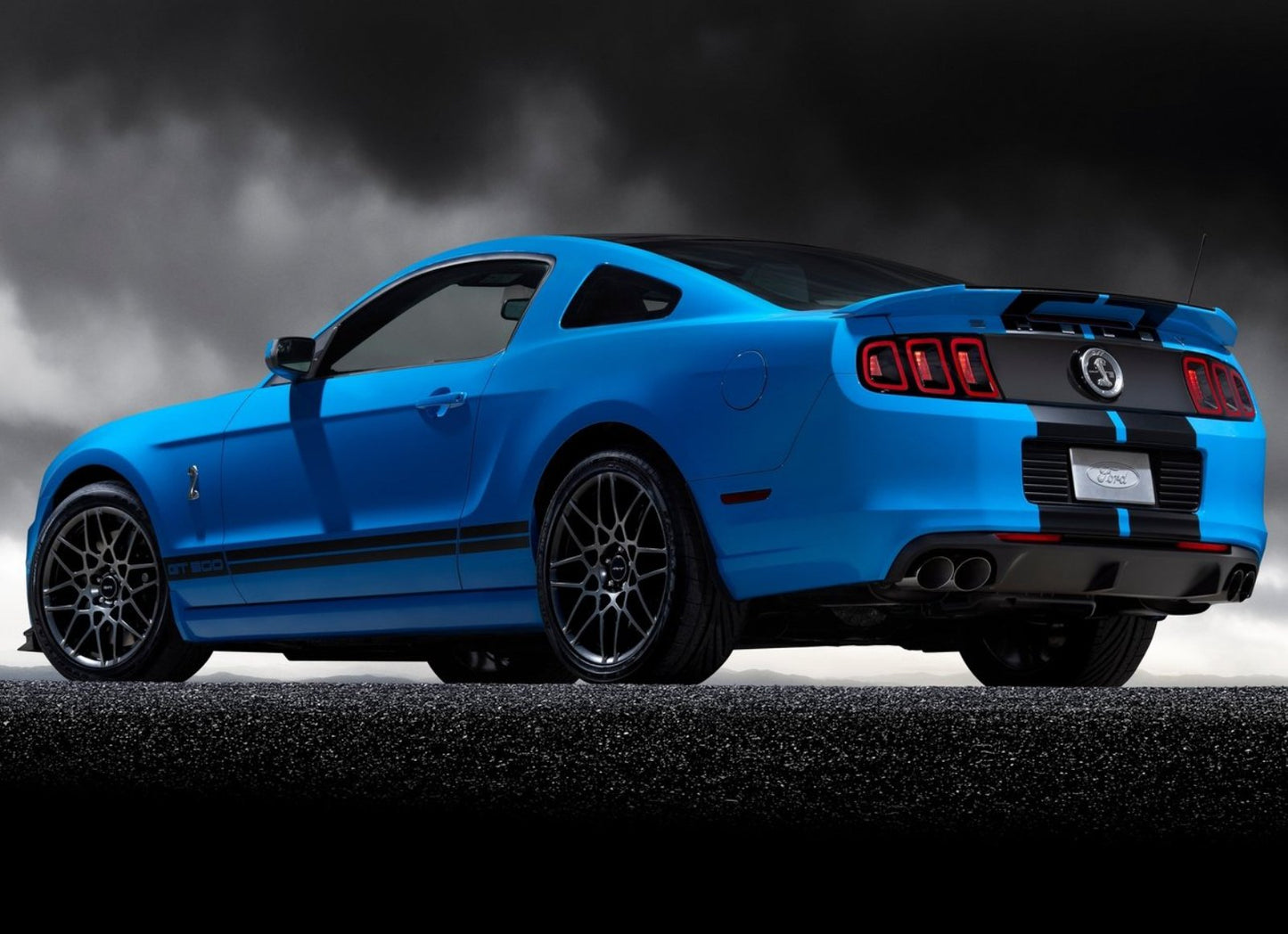 2013 -2014 FORD MUSTANG DUAL 10" FACTORY SHELBY STYLE RACING STRIPES