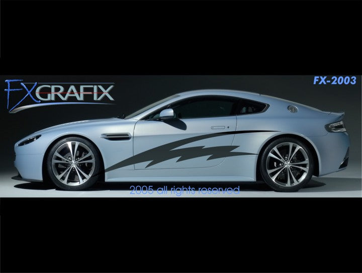UNIVERSAL ALL MODELS NINJA BODY SIDE GRAPHICS DESIGN - FX SERIES