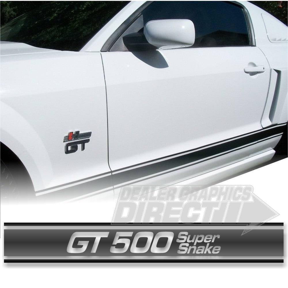 2005 - 2009 FORD MUSTANG 18" FACTORY STYLE SUPER SNAKE GRAPHICS