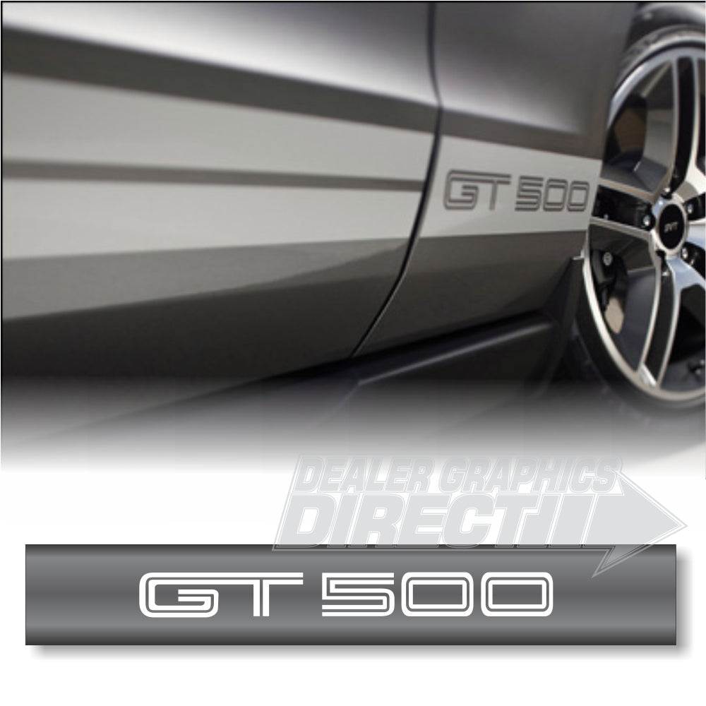 Aftermarket Restoration Rocker Stripes for GT500 Mustang Models