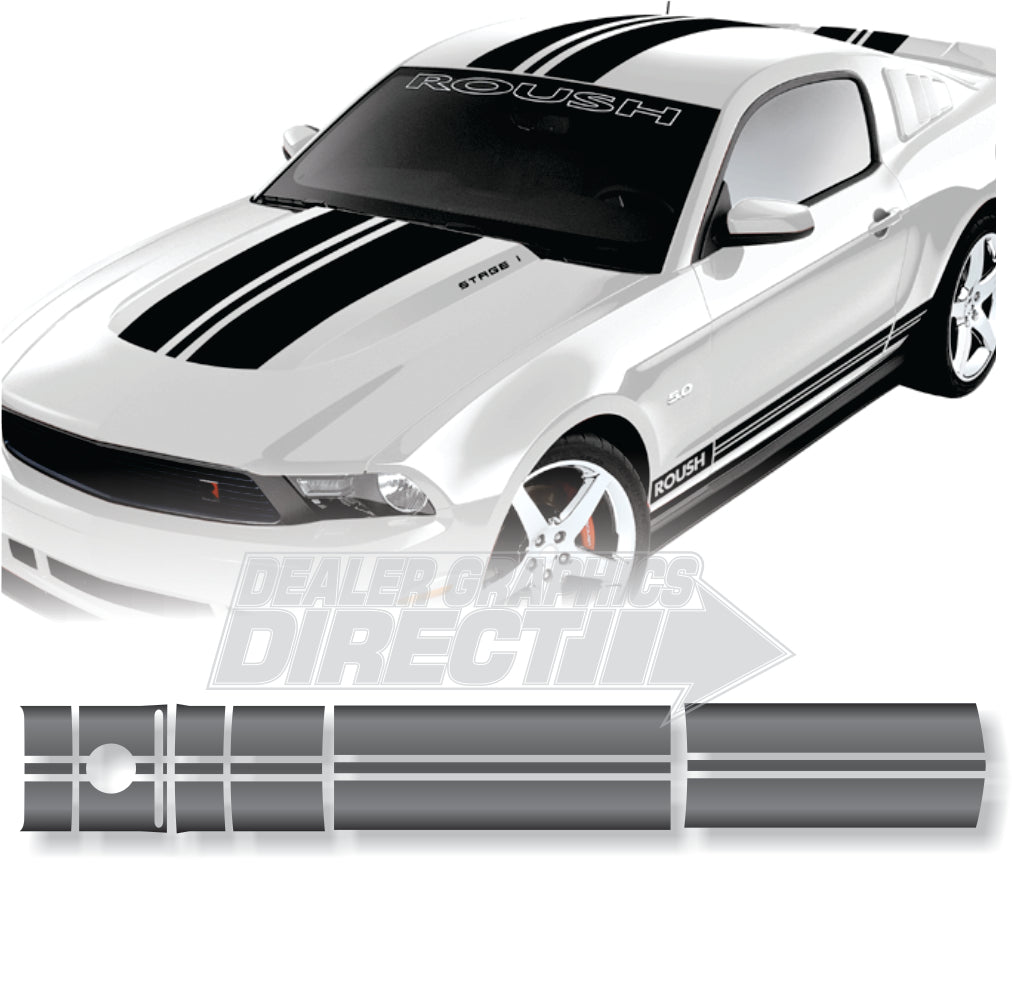 Ford Mustang Stage One Dual Roush Style Stripes