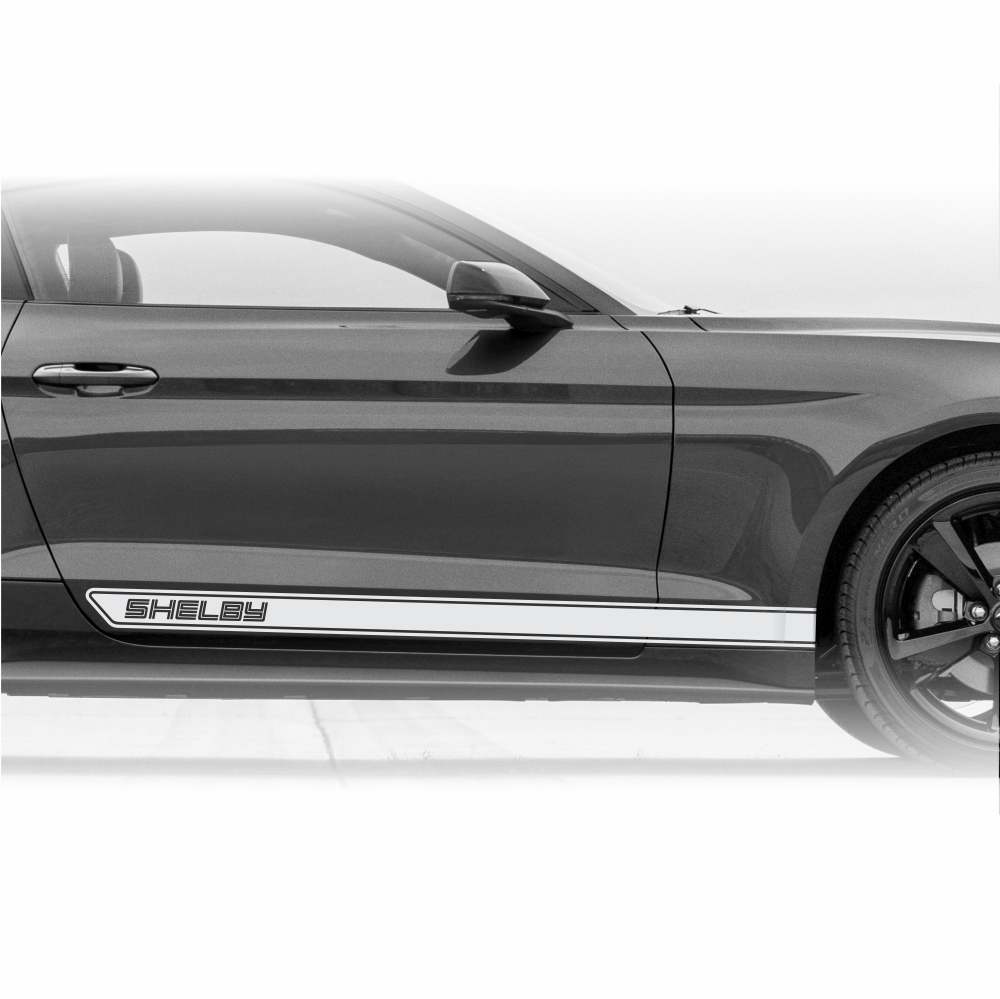 Ford Mustang OEM Style Sport Rally Rockers GT-500 Shelby Style