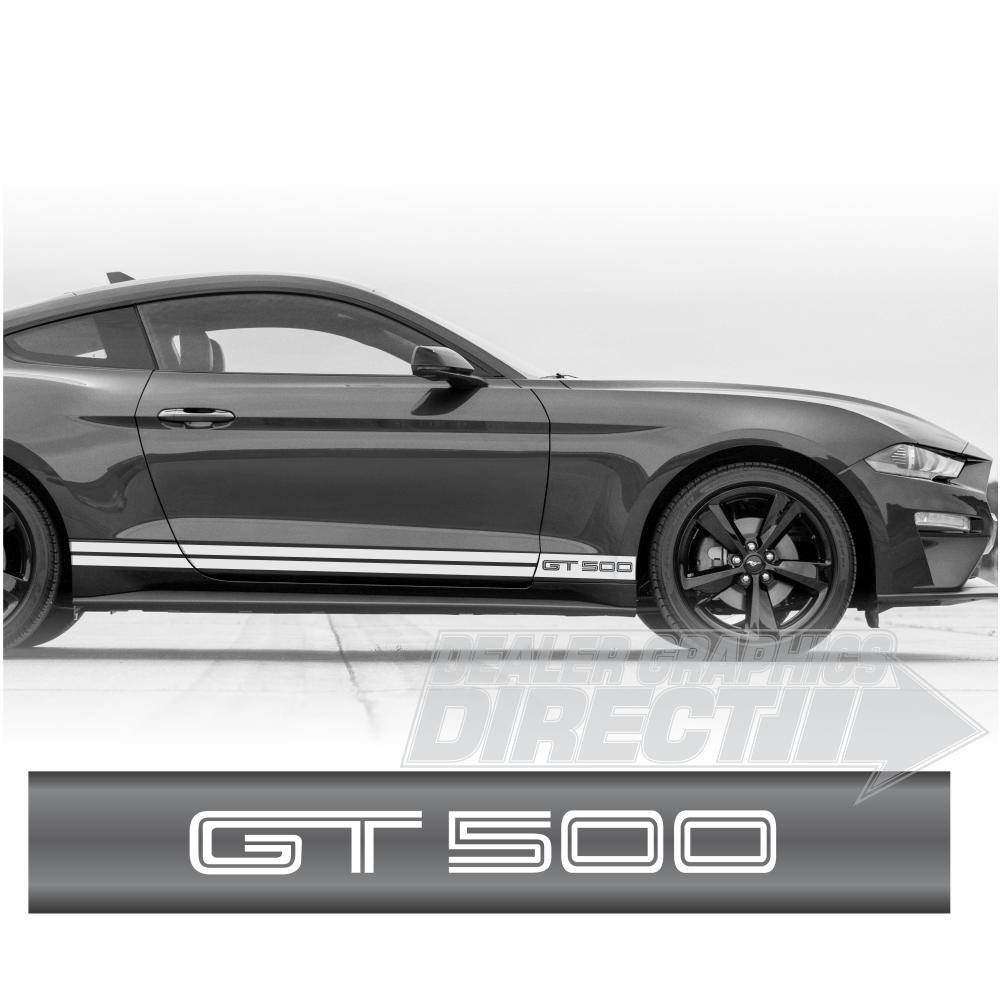 Ford Mustang OEM Style Modern Thunder Rockers GT-500