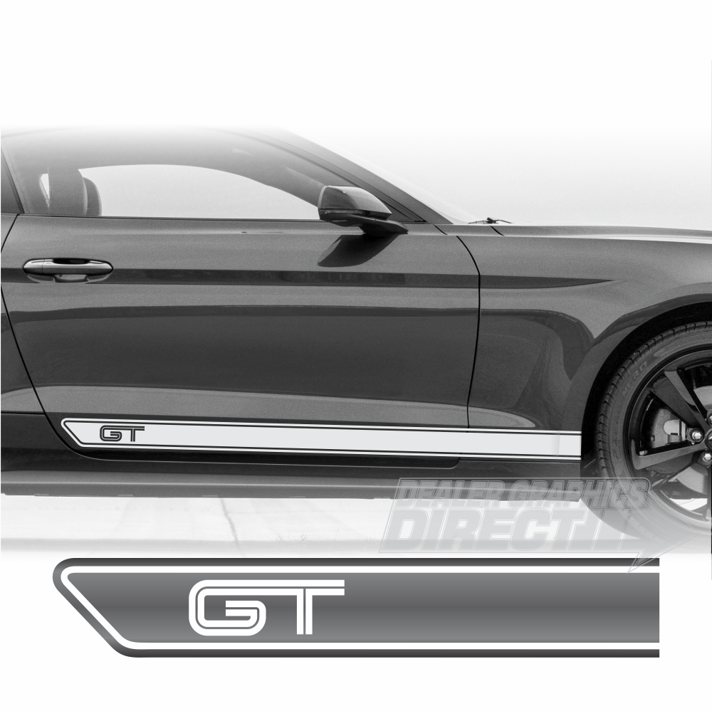 Ford Mustang OEM Style Sport Rally Rockers GT-500 Shelby Style
