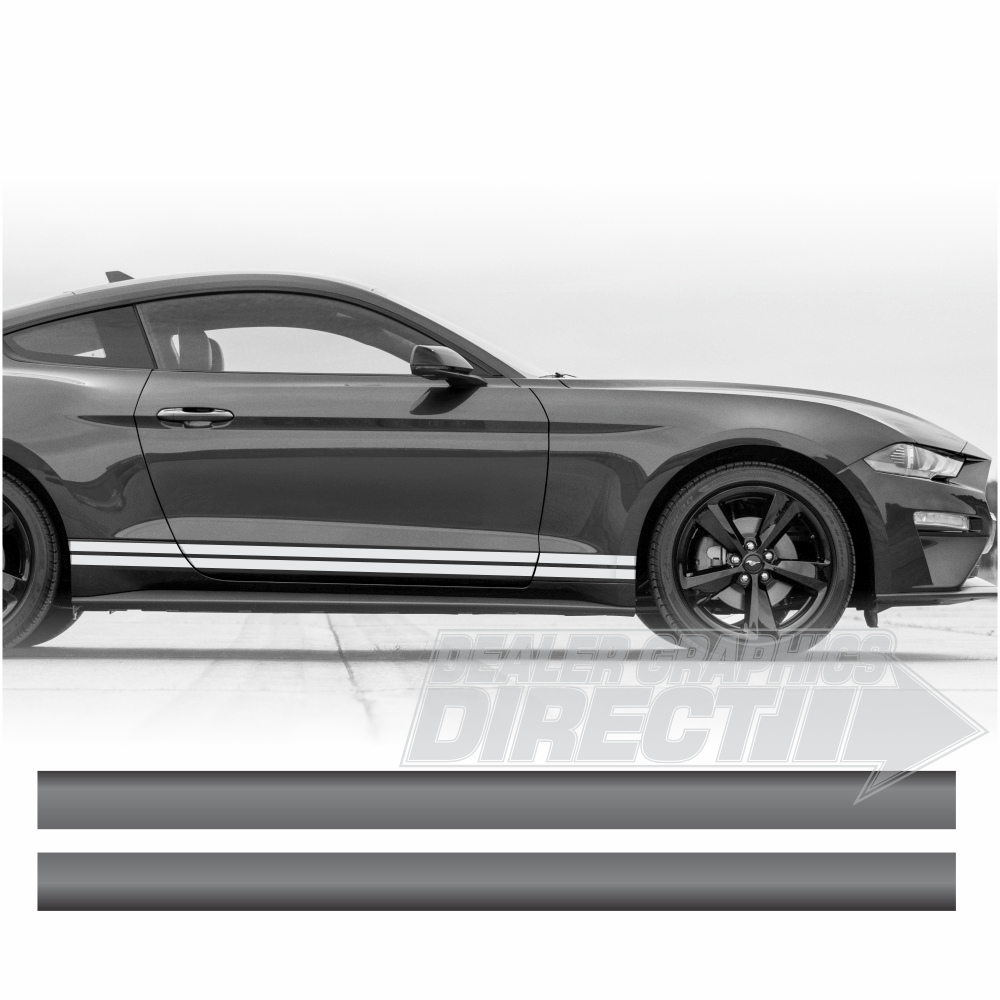 Ford Mustang OEM Style Modern Thunder Rockers GT-500