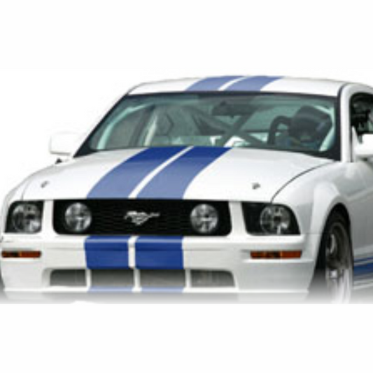 Mustang Le Mans Stripes for 2005 2006 2007 2008 2009 Mustangs After Market Replacement Stripes GT GT-500 OEM Style Mustang Rockers Options