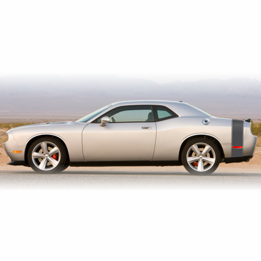 Challenger Bumble Tail Stipes Mopar Graphics After Market Replacement Restoration Graphics 