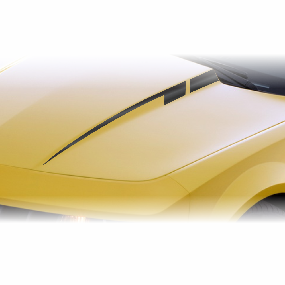 Chevrolet Camaro OEM COPO Style Cowl Hood Spears
Hood Spear stripes for Camaro Hood Cowl Accent
Precision cut graphics fit 2010 - 2013 CAMARO Models.