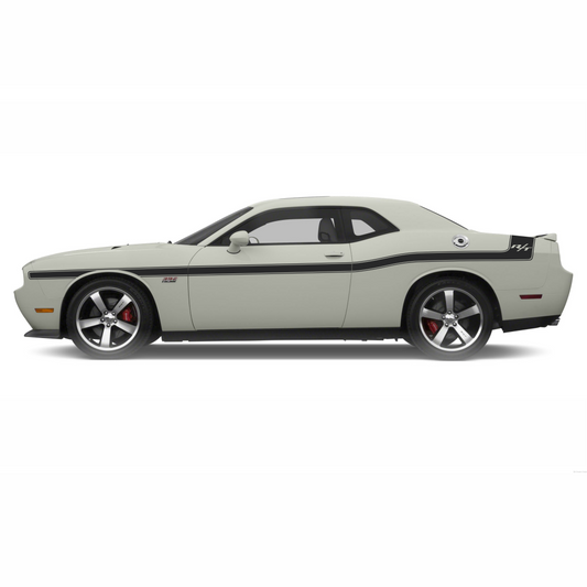 Mopar Style After Market Upgrade Tail Baseline Deck Stripes 2014 Style Dodge Challenger 2008 - 2024 