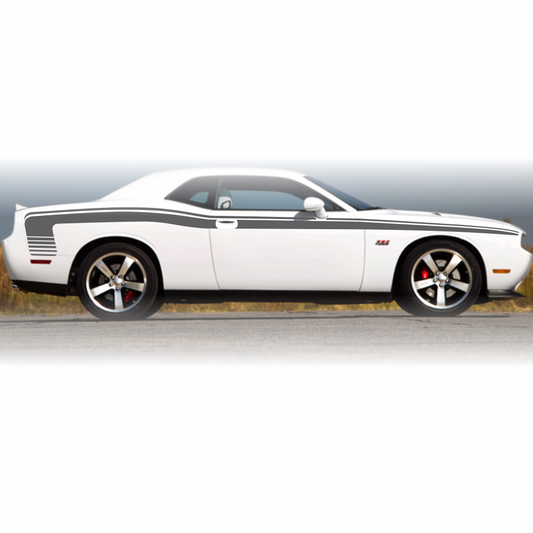 Exclusive Design Challenger Custom Hockey Racing Stripes Aggressive Look