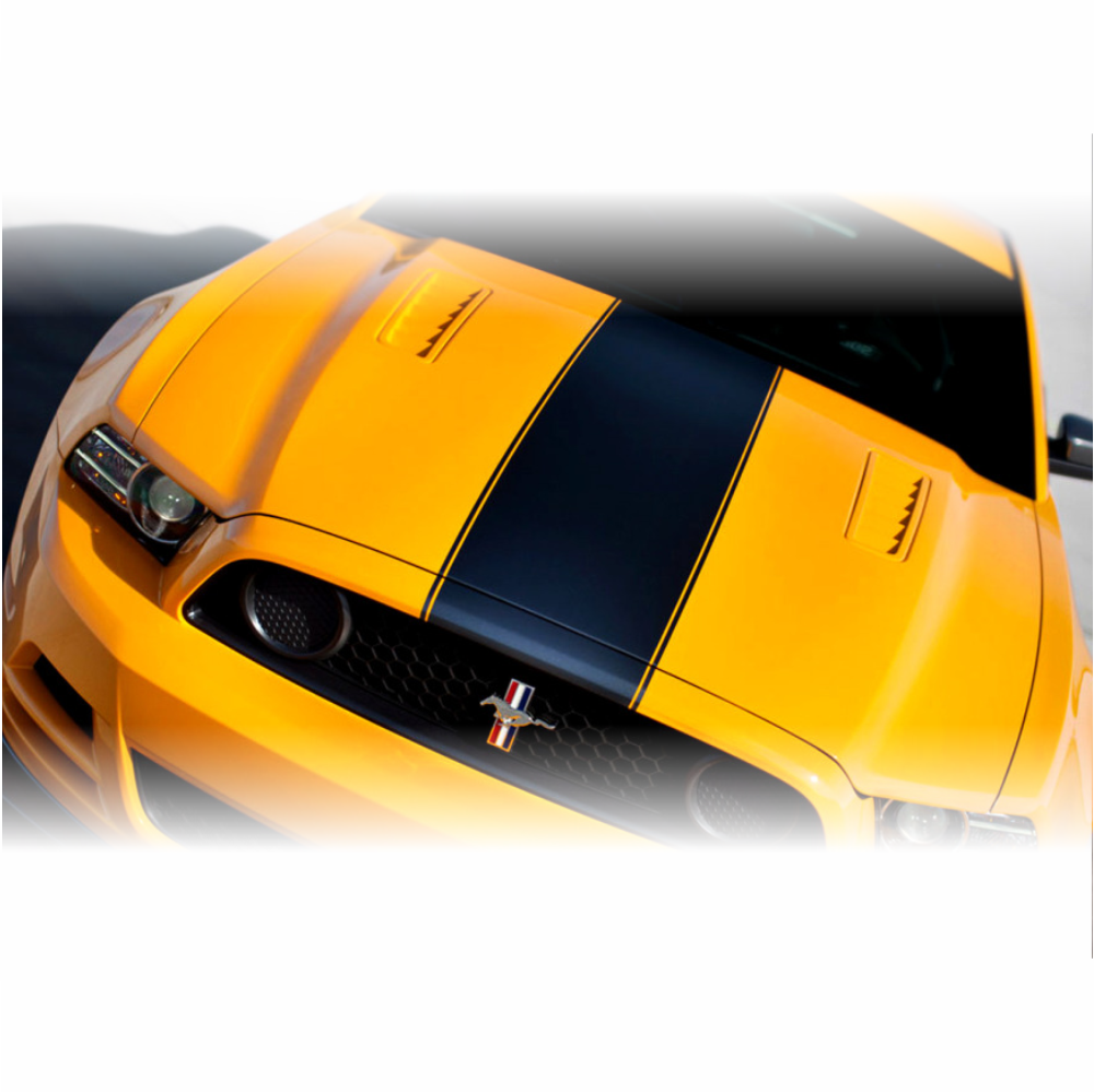 Boss Style Replacement Hood Stripe 2013 2014 Mustang 