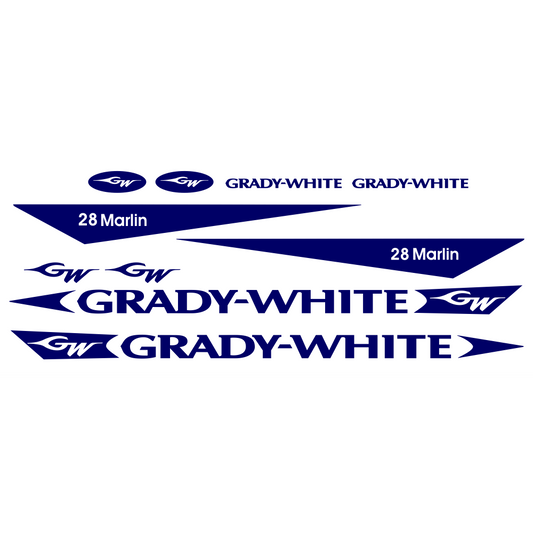 Replacement Decals for Grady White Boats