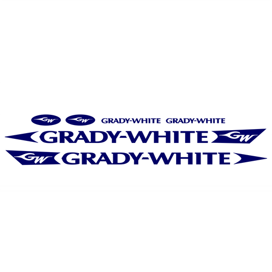 Boat Hull Replacement Decals for Grady-White