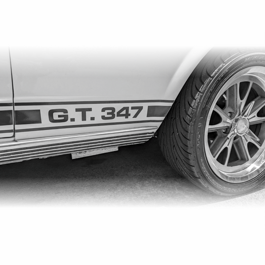 1966 Ford Mustang Replacement Stripes GT347 Rocker Stripes