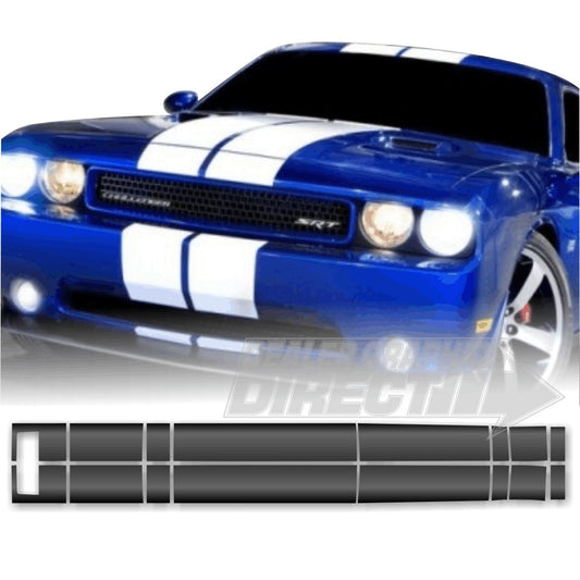 Dodge Challenger SRT8 Stripes for 2008-2014 Models the Dealers Choice for SRT Style upgrade and Replacement Stripes