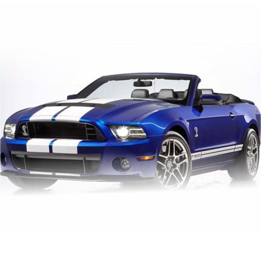 Mustang Convertible Shelby Style Dual Rally Stripes