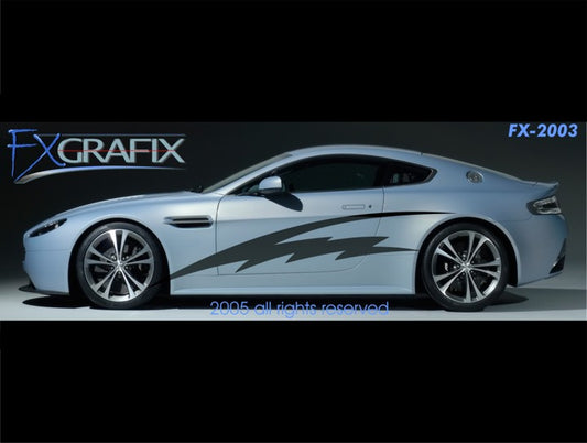 UNIVERSAL ALL MODELS NINJA BODY SIDE GRAPHICS DESIGN - FX SERIES