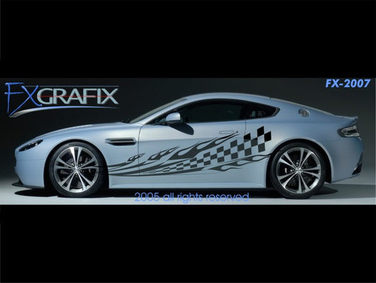 UNIVERSAL ALL MODELS POLE POSITION BODY SIDE GRAPHICS DESIGN - FX SERIES
