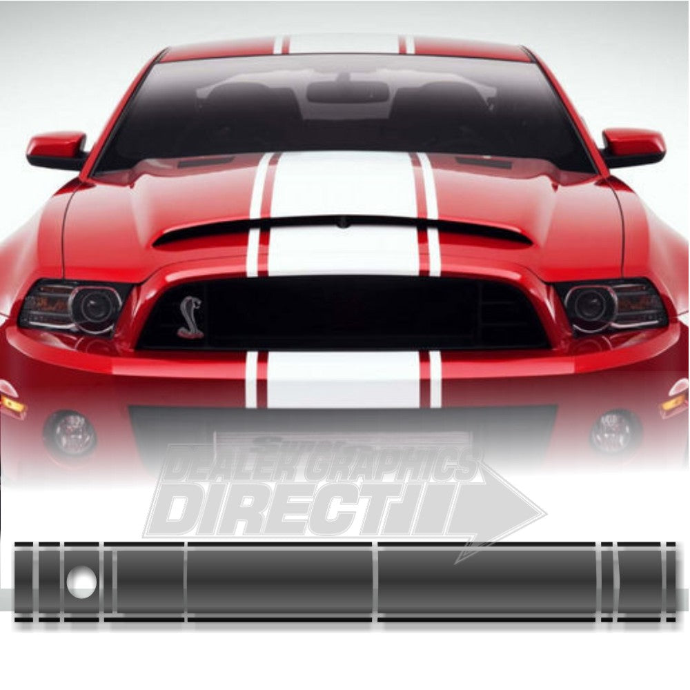 After Marker OEM Size Factory Style Restoration Stripes 2013 Mustang Dealerships Body Shop