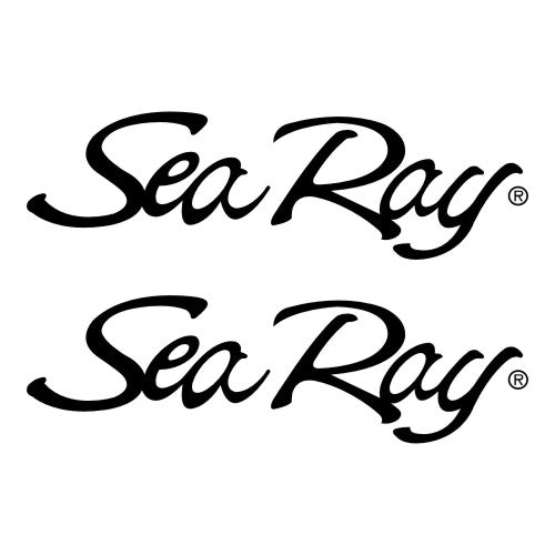 Sea Ray 12" Decals Factory Sized Hull Replacement Restoration Graphics Stickers