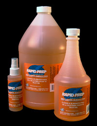 Rapid Prep Brand Automotive Vehicle Surface Professional Graphics Preparation Solution for installing Vinal Stripes Decals and Graphics